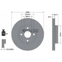 PAGID 54642NC Remschijf