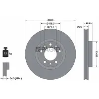 PAGID 55325NC Remschijf