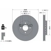 PAGID 55546NC Remschijf