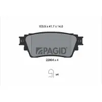 PAGID T2755N Remblokken