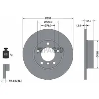 PAGID 50412NC Remschijf