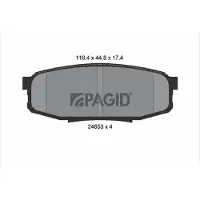 PAGID T1750N Remblokken