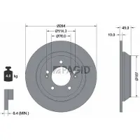 PAGID 55678NC Remschijf