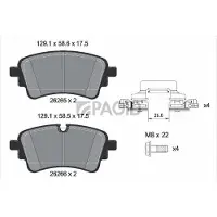PAGID T2890N Remblokken