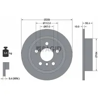 PAGID 55793NC Remschijf
