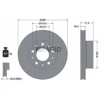 PAGID 55861NC Remschijf