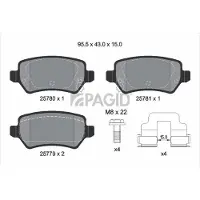 PAGID T2840N Remblokken