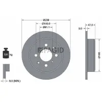PAGID 51122NC Remschijf