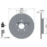 PAGID 54370NC Remschijf