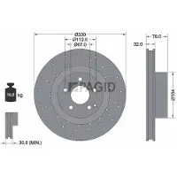 PAGID 50269NC Remschijf