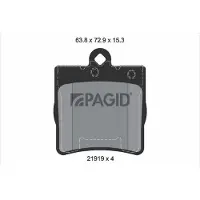 PAGID T1198N Remblokken