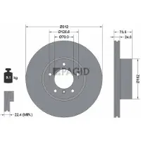 PAGID 54761NHC Remschijf