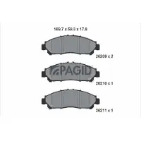 PAGID T2864N Remblokken