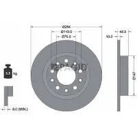 PAGID 55302NC Remschijf