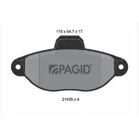 PAGID T9031N Remblokken