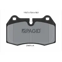 PAGID T5091N Remblokken