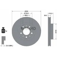 PAGID 54018NC Remschijf