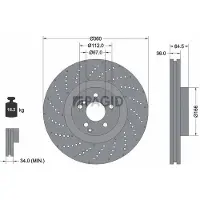 PAGID 55603NHC Remschijf
