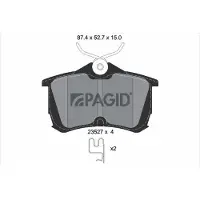PAGID T1255N Remblokken