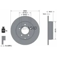 PAGID 54666N Remschijf