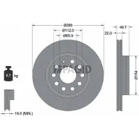 PAGID 54207NHC Remschijf