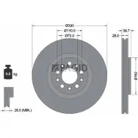PAGID 55209NC Remschijf