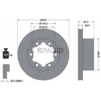 PAGID 59434NC Remschijf