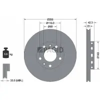 PAGID 54522NC Remschijf