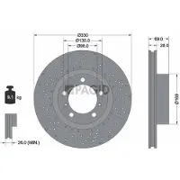 PAGID 55796NHC Remschijf