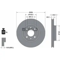 PAGID 55552NC Remschijf