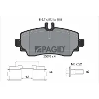 PAGID T5110N Remblokken