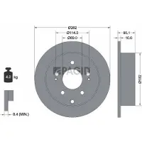 PAGID 55694NC Remschijf