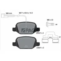 PAGID T2108N Remblokken