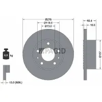 PAGID 54048N Remschijf