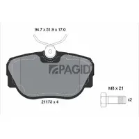 PAGID T5035N Remblokken