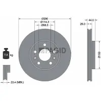 PAGID 56007NC Remschijf