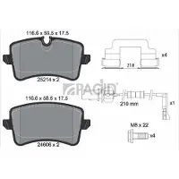 PAGID T2583N Remblokken