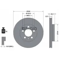 PAGID 56038NC Remschijf