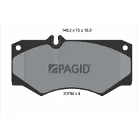 PAGID T0311N Remblokken