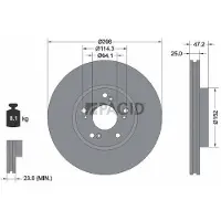 PAGID 54950N Remschijf