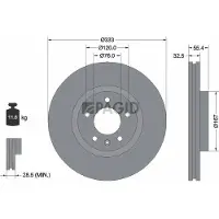 PAGID 54213NHC Remschijf