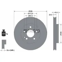 PAGID 54320NHC Remschijf