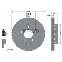 PAGID 54742NC Remschijf
