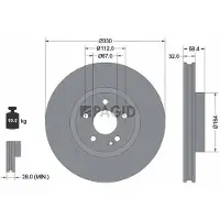 PAGID 55794NHC Remschijf