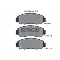 PAGID T1284N Remblokken
