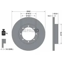 PAGID 55308NC Remschijf