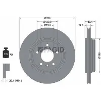 PAGID 50319NC Remschijf