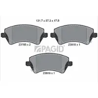 PAGID T3120N Remblokken