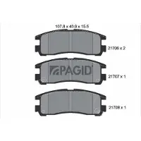 PAGID T3031N Remblokken