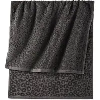 Bonprix Handdoek van katoen met luipaardpatroon maat set van 4 gastendoekjes 30/50 cm